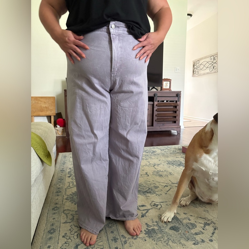 Universal Thread Lavender Sailor Wide-Leg Pants